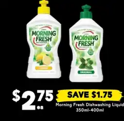 Drakes Morning fresh dishwashing liquid offer