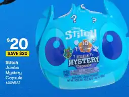 BIG W Stitch jumbo mystery capsule offer