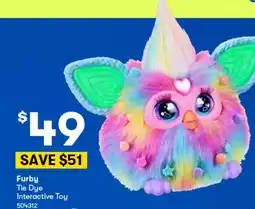 BIG W Furby tie dye interactive toy offer