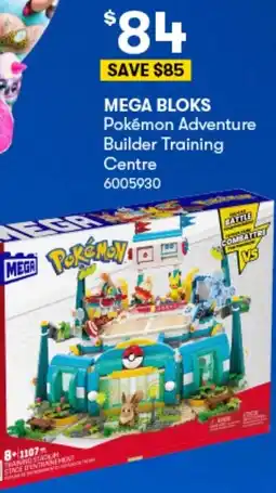 BIG W Mega bloks pokémon adventure builder training centre offer