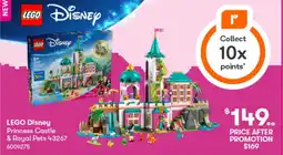 BIG W Lego disney princess castle & royal pets offer