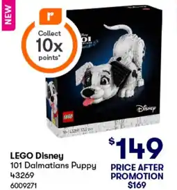 BIG W Lego disney 101 dalmatians puppy offer