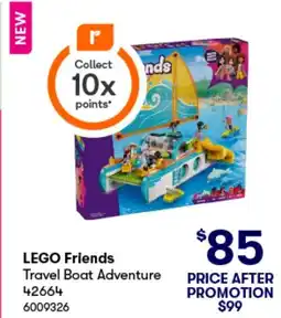 BIG W LEGO Friends Travel Boat Adventure offer