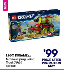 BIG W Lego dreamzzz mateo's spray paint truck offer