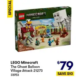 BIG W Lego minecraft the ghast balloon village attack offer