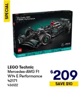BIG W Lego technic mercedes-amg f1 w14 e performance offer