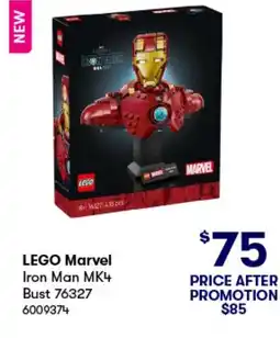 BIG W Lego marvel iron man mk4 bust offer