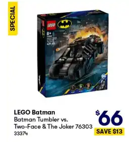BIG W Lego batman batman tumbler vs. two-face & the joker offer