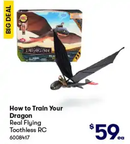 BIG W How to train your dragon real flying toothless offer