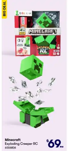 BIG W Minecraft exploding creeper rc offer