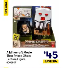BIG W A minecraft movie blast attack ghast feature figure offer