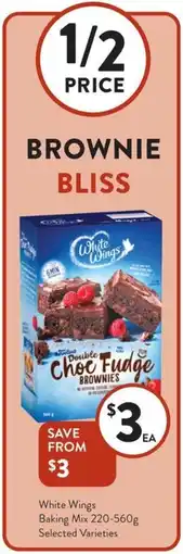 Foodworks White Wings Baking Mix Selected Varieties offer
