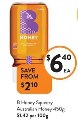 B Honey Squeezy Australian Honey
