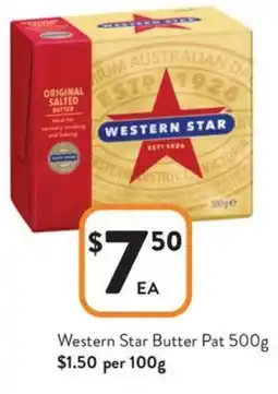 Foodworks Western Star Butter Pat offer