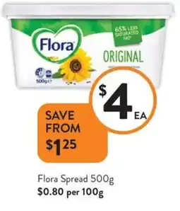Foodworks Flora Spread offer