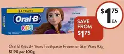 Foodworks Kids 3+ Years Toothpaste offer