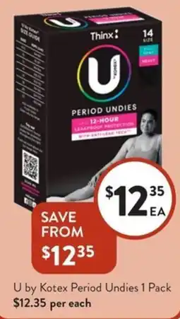 U by Kotex Period Undies