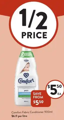 Foodworks Comfort Fabric Conditioner offer