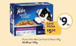Foodworks Purina Felix Wet Cat Food offer