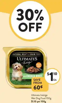 Foodworks Ultimate Indulge Wet Dog Food offer