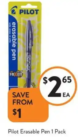 Foodworks Pilot Erasable Pen offer