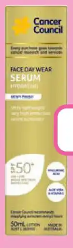 Priceline Face day wear serum offer