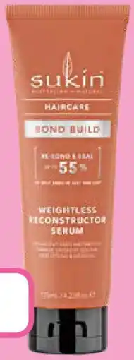 Priceline Haircare bond build weightless reconstructor serum offer