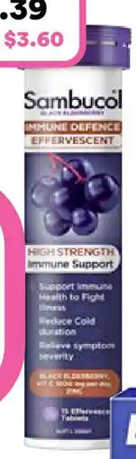 Priceline Immune defence effervescent offer