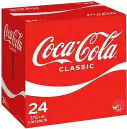 IGA Coca‑Cola 24x375mL Selected Varieties offer