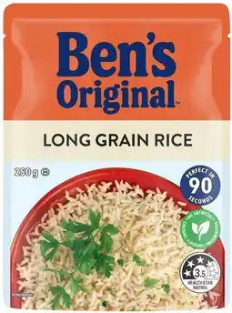 IGA Ben’s Original Rice 250g Selected Varieties offer