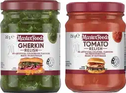 IGA MasterFoods Relish 250‑260g or Chutney 250g Selected Varieties offer