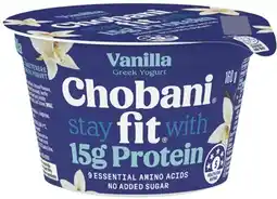 IGA Chobani Fit Protein Greek Yogurt Pot 160g Selected Varieties offer