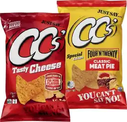 IGA CC’s Corn Chips 175g Selected Varieties offer