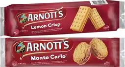 IGA Arnott’s Cream Biscuits 200-250g Selected Varieties offer