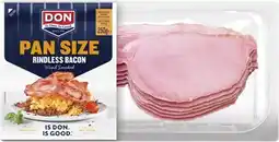 IGA Don Pan Size Rindless Bacon 250g offer