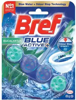 IGA Bref Rim Block Toilet Cleaner 42‑50g or Gel 600‑700mL Selected Varieties offer