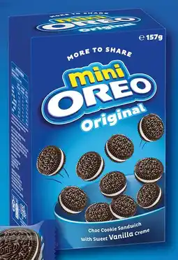 IGA Oreo Mini Cookies 157g Selected Varieties offer
