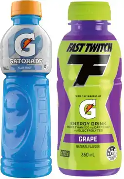IGA Gatorade, Gatorade G‑Active Electrolyte Water 600mL or Fast Twitch 350mL Selected Varieties offer