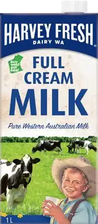IGA Harvey Fresh Long Life Milk 1 Litre Selected Varieties offer