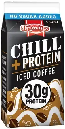 IGA Brownes Chill + Protein Flavoured Milk 500mL Selected Varieties offer