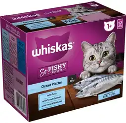 IGA Whiskas So Meaty or So Fishy Wet Cat Food 12x85g Selected Varieties offer
