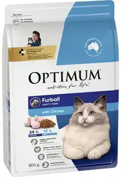 IGA Optimum Dry Cat Food 800g Selected Varieties offer