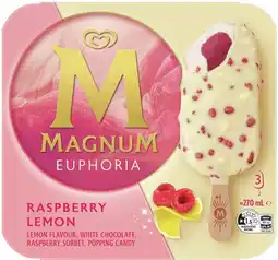 IGA Streets Magnum Ice Cream Stick 3 Pack Selected Varieties offer