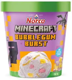 IGA Norco Minecraft Bubblegum Burst 750mL offer