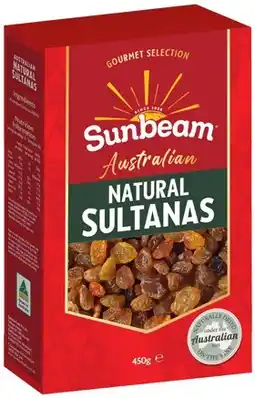 IGA Sunbeam Natural Sultanas 450g offer