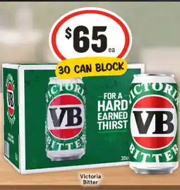 IGA Victoria bitter offer
