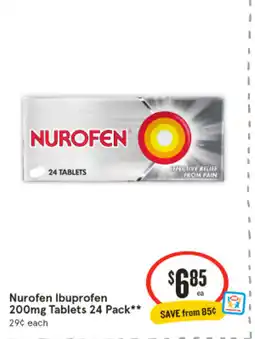 IGA Nurofen ibuprofen offer