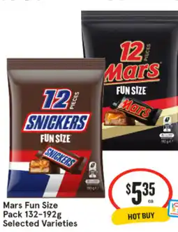 IGA Mars fun size pack offer