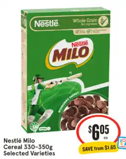 IGA Nestlé milo cereal offer