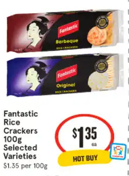 IGA Fantastic Rice Crackers offer